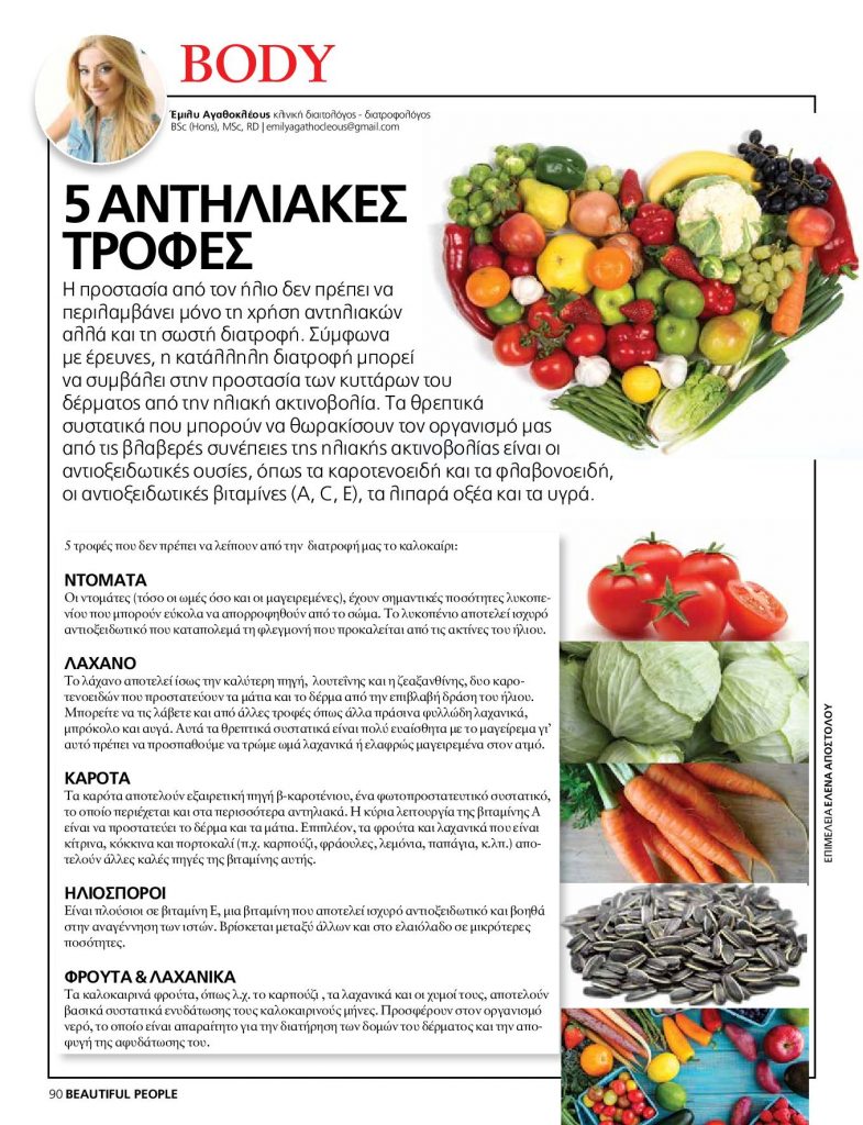 5 Sun protective foods Dietwise